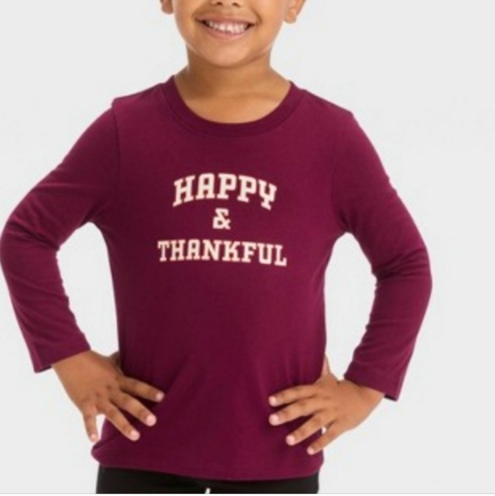 ❤️10/$10 New cat & jack thankful shirt